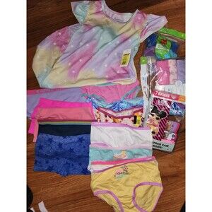 Girl Wholesale Liquidation Box Lot Size 6 Pieces KOHL'S Underwear Pjs